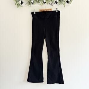 Frame The Jet Set Flare Black Jeans Pull On Size 2 #cp classic capsule